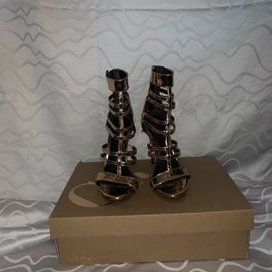 Gold heels